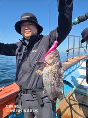 광어 낚시 사진