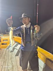 7/31일 무더위속에 시원한밤바다에서 한치낚시~~