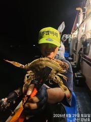8/29 토요일 군산 <#강남호> 야간꽃게낚시 실시간 30일 야…