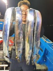 9/12 여수 먼바다 갈치조황!! 고생하셨습니다!!! 기상만좋으… 사진