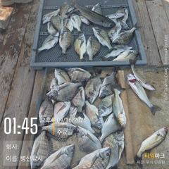 [고성] 병산 감성돔38외 마리수 선상배&선외기 흘림조황 사진