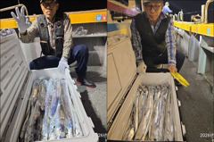 [뉴-한사리2호]16일철수 갈치조황입니다