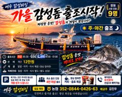 10월5일(월)감성돔개인손님모십니다(예약가능)