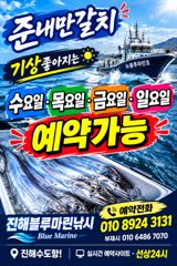 준내만갈치)기상좋아지는 수요일부터 갑니다(수 목.금.일요일 예약가능합니다)